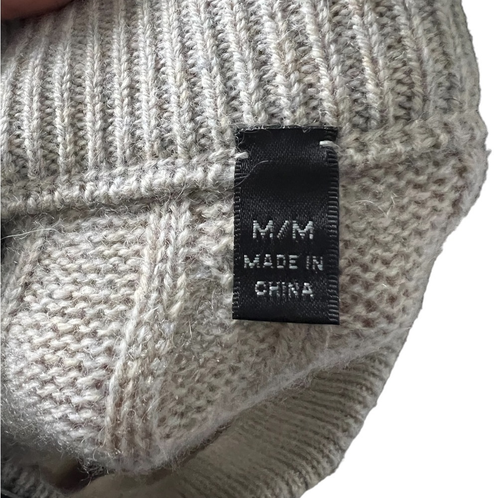 ATM ANTHONY THOMAS MELILLO CASHMERE WOOL BLEND CABLE KNIT JOGGERS PANTS SZ M NEW - Picture 8 of 11